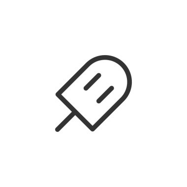 Dondurma ikonu. Tatlı sembolü modern, basit, vektör, web sitesi tasarımı için simge, mobil uygulama, ui. Vektör İllüstrasyonu