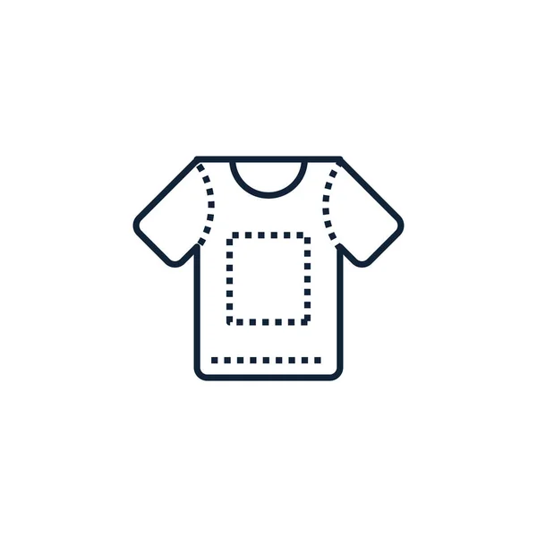 Icono Camisa Textil Símbolo Moderno Simple Vector Icono Para Diseño — Vector de stock