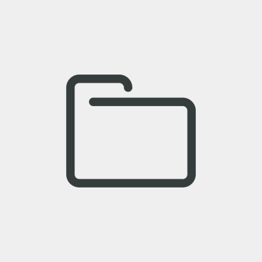 Dizin simgesi arkaplanda izole edildi. Web sitesi tasarımı için modern, basit, vektör, simge, mobil uygulama, ui. Vektör İllüstrasyonu
