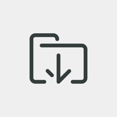 Dizin simgesi arkaplanda izole edildi. Web sitesi tasarımı için modern, basit, vektör, simge, mobil uygulama, ui. Vektör İllüstrasyonu