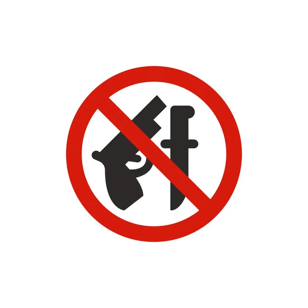 Silah izi yok. İçki yasağı sembolü modern, basit, vektör, web sitesi tasarımı için simge, mobil uygulama, ui. Vektör İllüstrasyonu