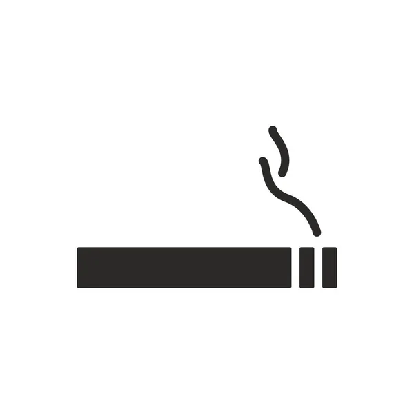 Icono Cigarrillo Fumar Símbolo Moderno Simple Vector Icono Para Diseño — Vector de stock