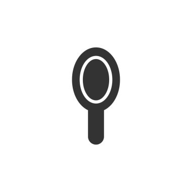 Ayna simgesi. Makyaj aynası sembolü modern, basit, vektör, web sitesi tasarımı için simge, mobil uygulama, ui. Vektör İllüstrasyonu