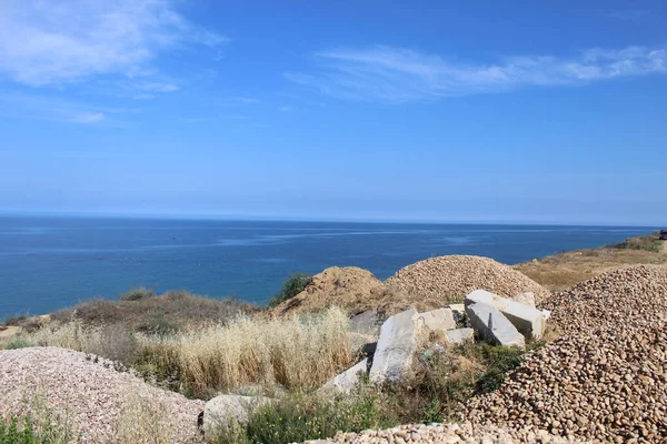 Costa Mar Nero Nel Crimea — Foto Stock