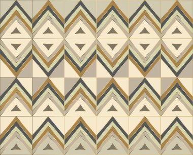 Yüzey tasarımı için tekrarlayan elementlerle kusursuz geometrik desen