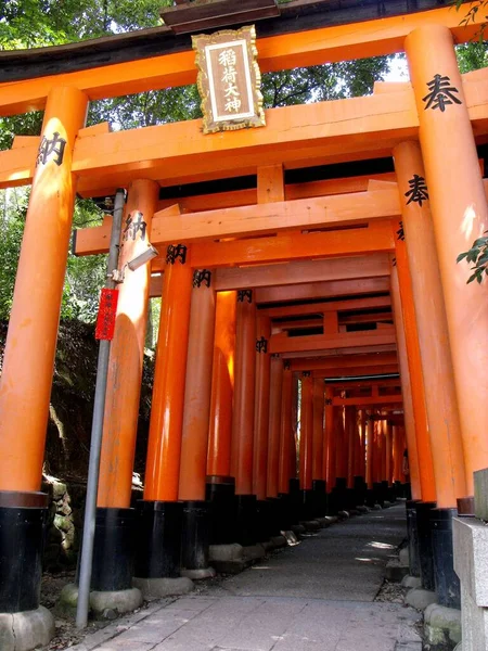 Храм Фаскими Инари Таиша Киото Япония — стоковое фото