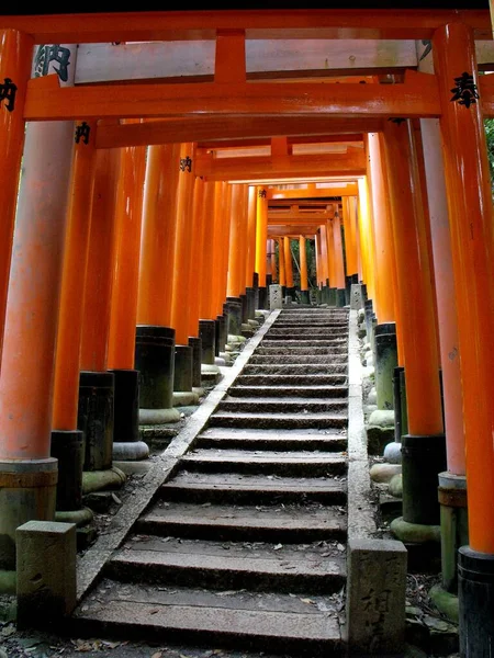 Templo Fuskimi Inari Taisha Quioto Japão — Fotografia de Stock
