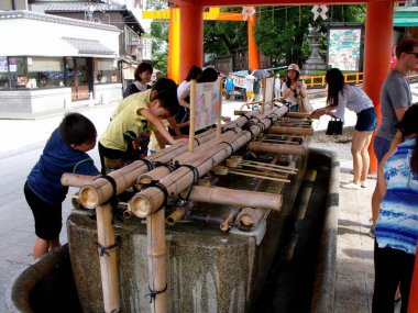 Kyoto, Japonya, 15 Temmuz 2016: Fushimi Inari Taisha Tapınağı, Kyoto. Japonya