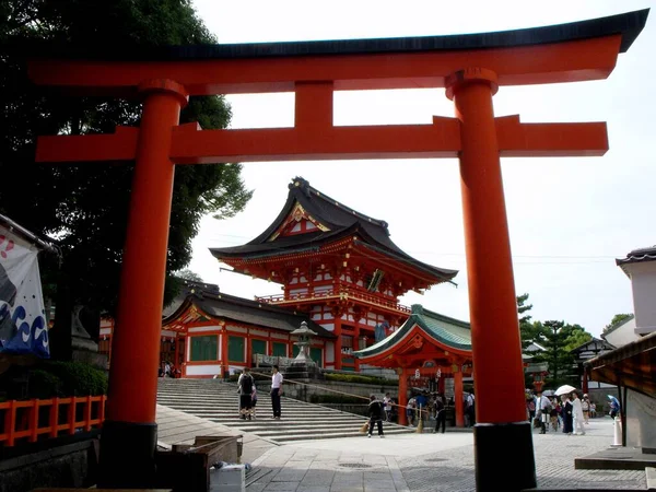 Kyoto Japão Julho 2016 Templo Fushimi Inari Taisha Kyoto Japão — Fotografia de Stock
