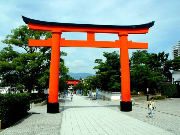 Kyoto Japan July 2016 Fushimi Inari Taisha Temple Kyoto Japón — Foto de Stock