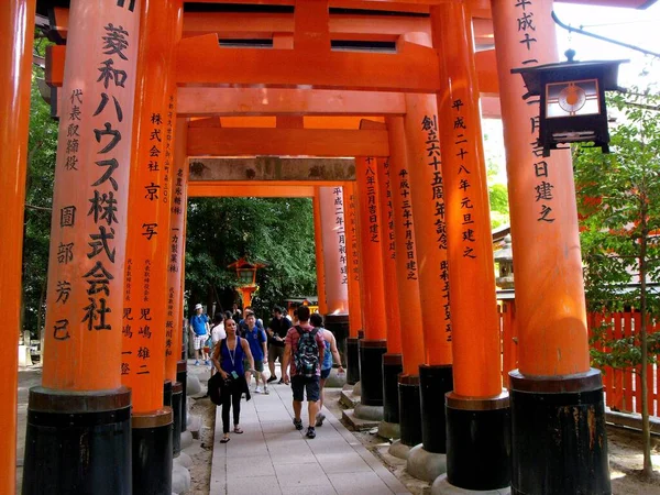 Kyoto Japão Julho 2016 Templo Fushimi Inari Taisha Kyoto Japão — Fotografia de Stock