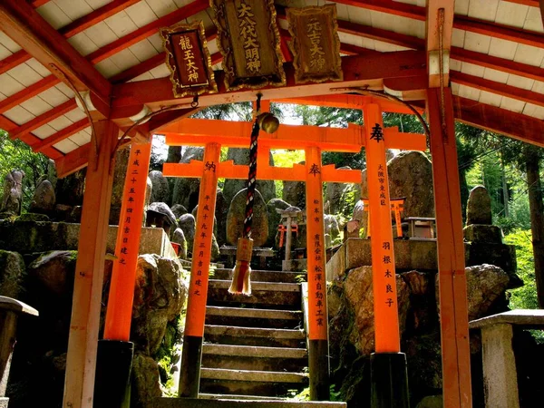 2016 Kyoto July 2016 Fuskimi Inari Taisha Temple — 스톡 사진