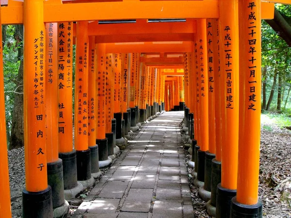 Kyoto Japão Julho 2016 Templo Fuskimi Inari Taisha Quioto Japão — Fotografia de Stock