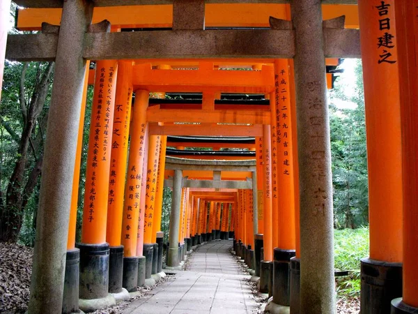 Kyoto Japão Julho 2016 Templo Fuskimi Inari Taisha Quioto Japão — Fotografia de Stock