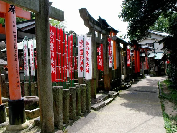 Kjóto Japonsko Července 2016 Chrám Fuskimi Inari Taisha Kjóto Japonsko — Stock fotografie