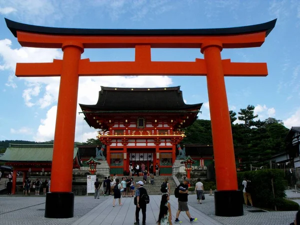 Kyoto Japão Julho 2016 Templo Fushimi Inari Taisha Kyoto Japão — Fotografia de Stock