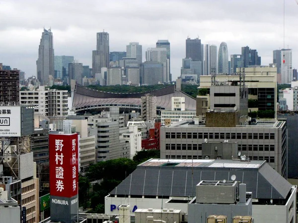 Tokyo Japan Juli 2016 Panoramautsikt Över Staden Tokyo — Stockfoto