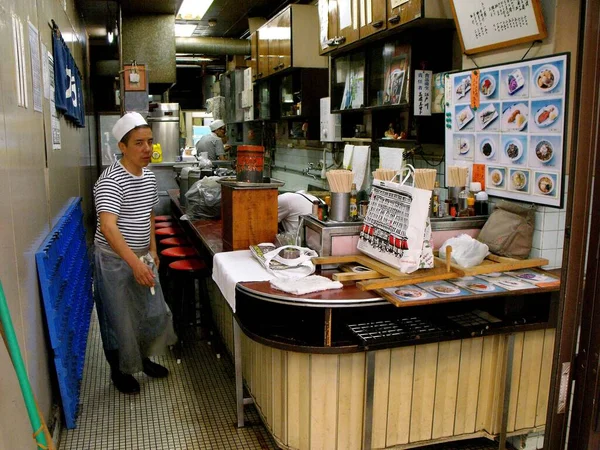 Tokyo Japon Juillet 2016 Intérieur Restaurant Tokyo — Photo