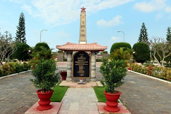 Hoi Vietnam Şubat 2020 Hoi Şehitleri Mezarlığı Nın Girişinde Bulunan — Stok fotoğraf