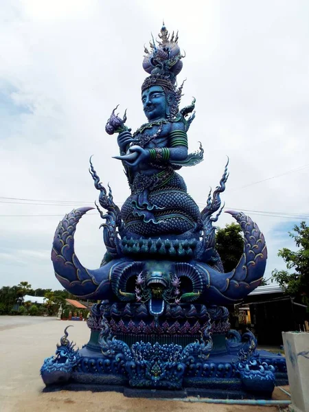 Chiang Rai Tailândia Junho 2017 Wat Rong Suea Ten Escultura — Fotografia de Stock