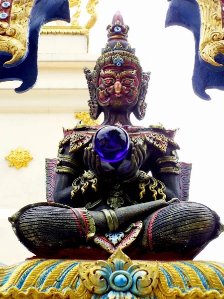 Chiang Rai Tailândia Junho 2017 Wat Rong Suea Ten Escultura — Fotografia de Stock