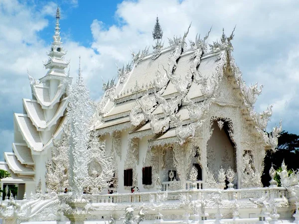 Chiang Rai Thailand June 2017 Wat Rong Khun Spectacular Surreal — Stock Photo, Image