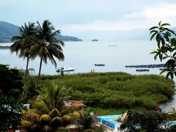 Pulau Samosir Lac Toba Sumatra Indonésie Janvier 2018 Lac Toba — Photo