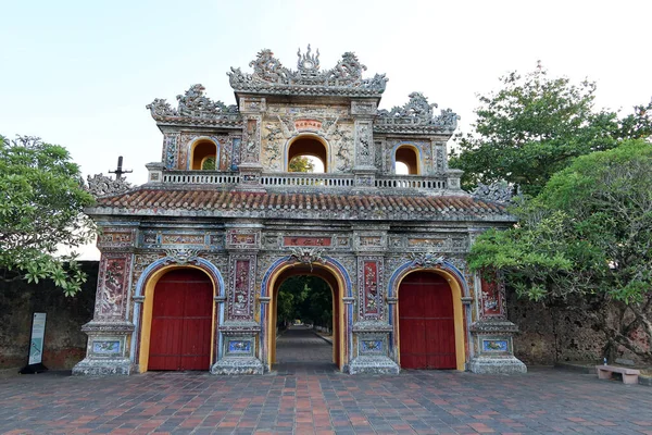 Hue Vietnam Julio 2020 Puerta Este Ciudadela Hue Vietnam — Foto de Stock