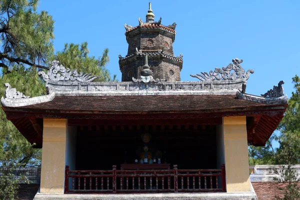 Hue Vietnam July 2020 Terrace Roof Access Doors Celestial Lady — Stock Photo, Image