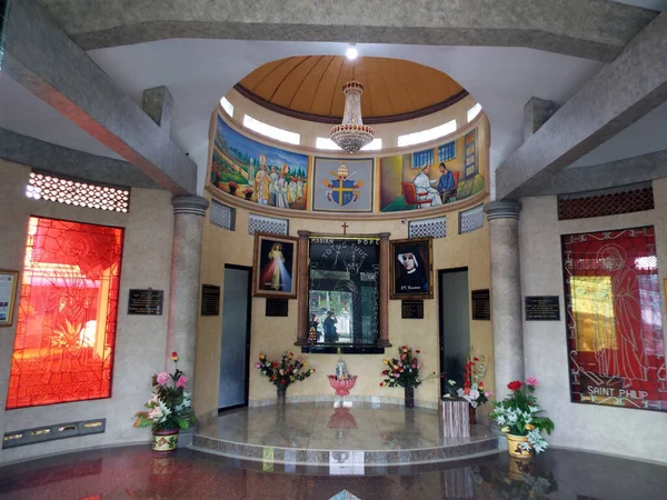 Medan Sumatra Indonezja Stycznia 2018 Kaplica Poświęcona Janowi Pawłowi Kościele — Zdjęcie stockowe