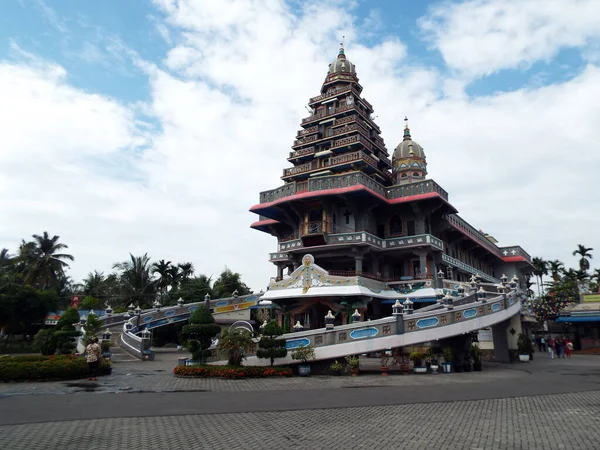 Medan Szumátra Indonézia 2018 Január Graha Maria Annai Velangkanni Templom — Stock Fotó