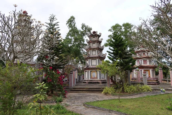 Hoi Vietnam March 2020 Pagodas Garden Temple 베트남 — 스톡 사진