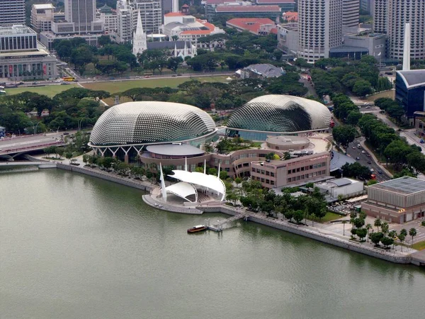 Singapore Maart 2016 Opera Esplanade Theater Marina Bay Singapore — Stockfoto