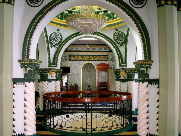 Singapura Março 2016 Interior Mesquita Abdul Gafoor Singapura — Fotografia de Stock