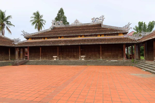 Hoi Vietnam September 2020 Temple Backyard Van Mieu Confucius Temple — Stock Photo, Image