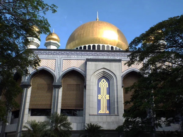 Bandar Seri Begawan Brunei Janeiro 2017 Uma Das Fachadas Mesquita — Fotografia de Stock