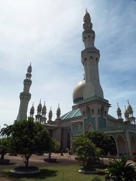 Bandar Seri Begawan Brunei Stycznia 2017 Pionowy Widok Meczet Perpindahan — Zdjęcie stockowe