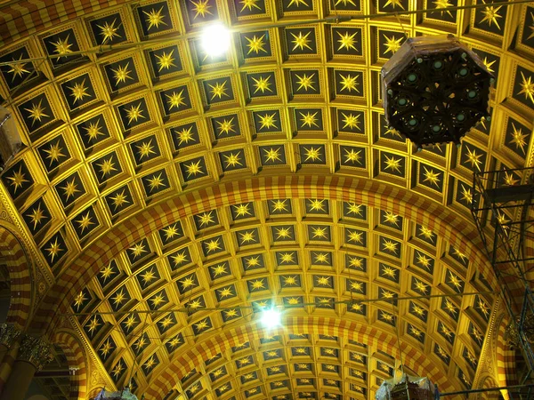 Bangkok Tailândia Setembro 2015 Teto Catedral Assunção Durante Restauração 2015 — Fotografia de Stock