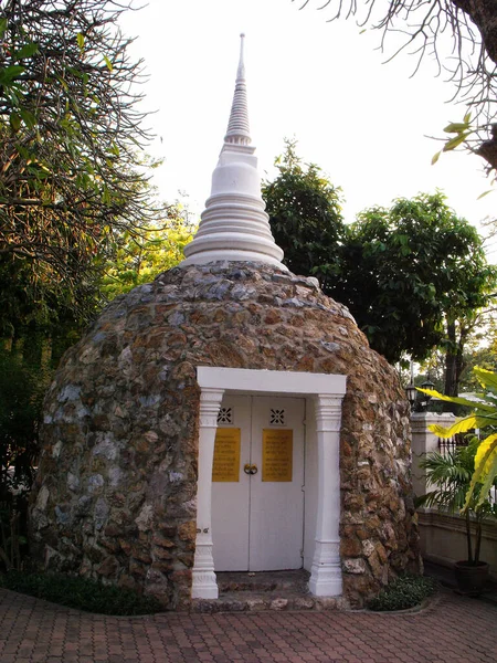 Bangkok Thailand Januar 2016 Mausoleum Mit Stupa Der Thailändischen Königsfamilie — Stockfoto