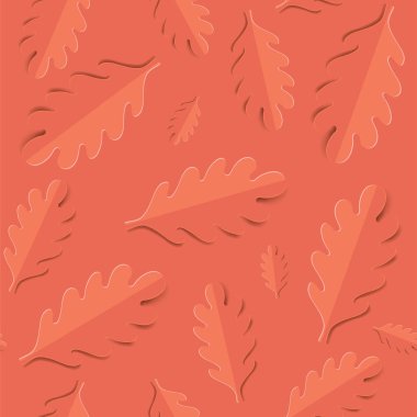 Sonbahar yapraklı pürüzsüz desen.