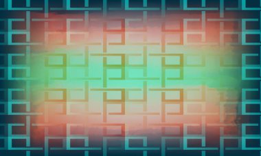 Geometrik desen grafiğinin vektör çizimi, arkaplan için mükemmel