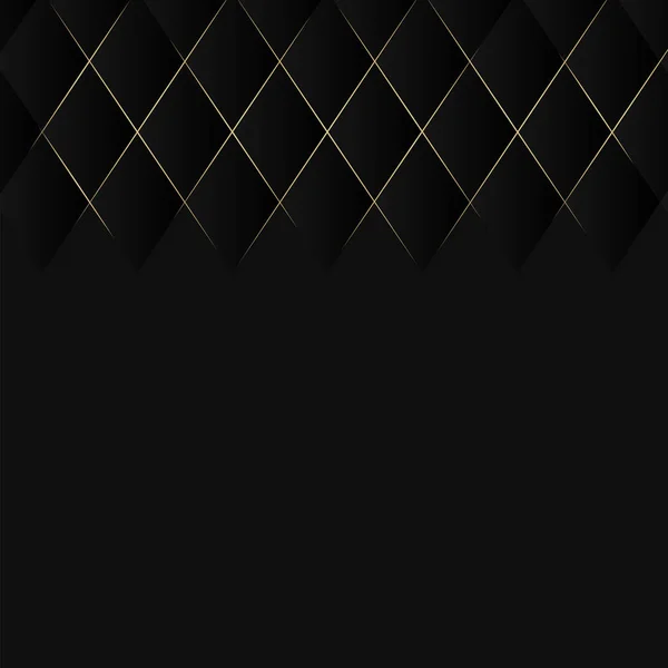 Fond Abstrait Texture Noire Dorée — Image vectorielle