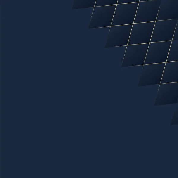Bleu Perspective Abstraite Texture Géométrique Fond — Image vectorielle