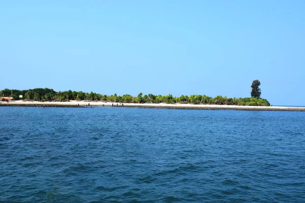 Найбільший Кораловий Острів Сантмартін Бангладеш — стокове фото