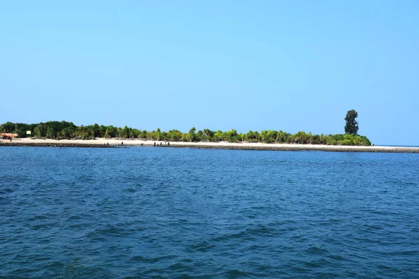 Güzel Manzara Dünya Nın Büyük Mercan Adası Saintmartin Bangladeş — Stok fotoğraf