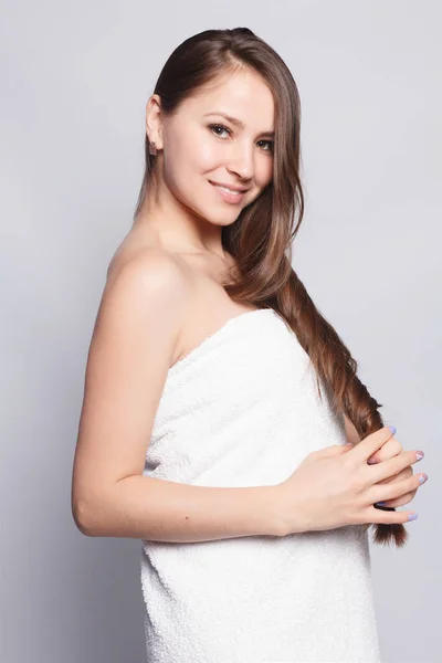 Beauty Skin Care People Concept Spa Woman Beautiful Girl Bath — Stock Photo, Image