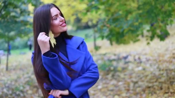 Tecnologie Business Bellezza Delle Persone Concetto Stile Vita Elegante Donna — Video Stock