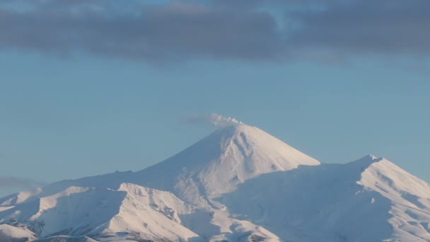 Lapso Tempo Kamchatka Vista Superior Cidade Petropavlovsk Kamchatsky Fundo Belas — Vídeo de Stock