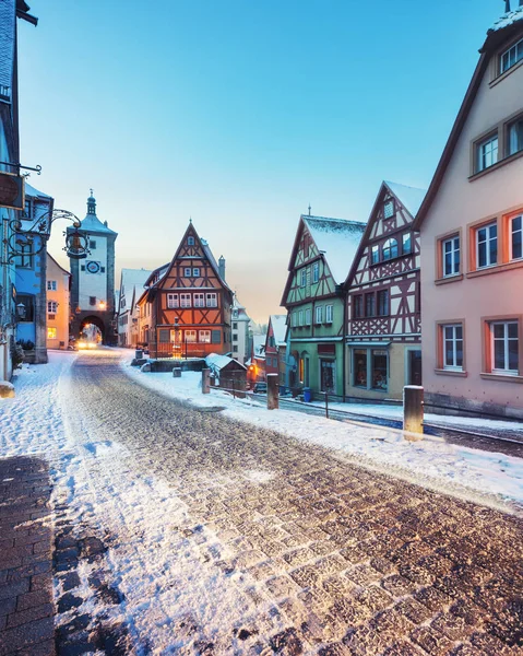 Medieval old Rothenburg ob der Tauber — 스톡 사진