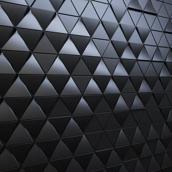 Fundo escuro abstrato de forma de triagles poligonais — Fotografia de Stock